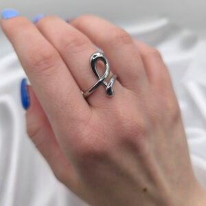 Ασημί δαχτυλίδι