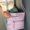 Τσάντα Ώμου – Χιαστί Bag to Bag σε Λιλά